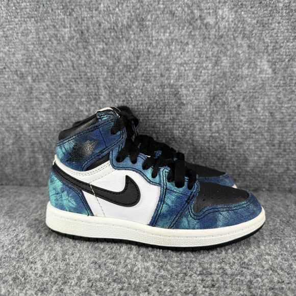 Jordan Other - Jordan 1 Retro High Tie Dye PS 11C Shoes Blue White Athletic Sneakers